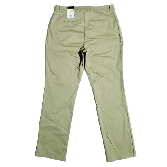 Lee Womens Relaxed Fit All Day Straight Leg Mid Rise Pant Flax Size 8 Medium NWT - Picture 6 of 8